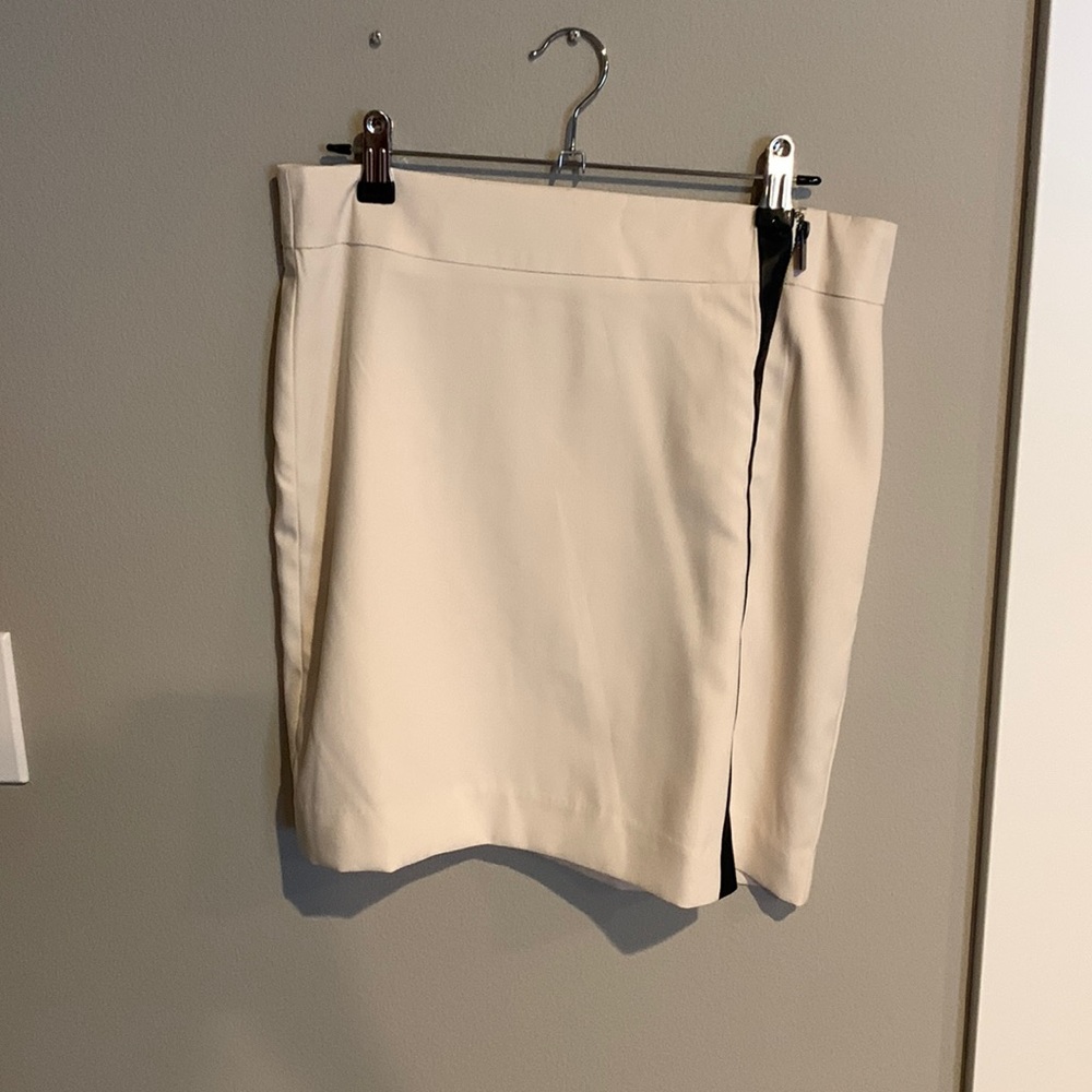 Cream skirt